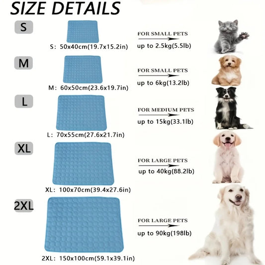 ChillZone XL Cooling Mat – Summer Ice Pad for Dogs & Cats