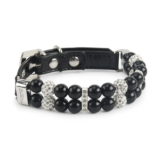 Pearl Pet Collar – Rhinestone Necklace for Cats & Small Dogs