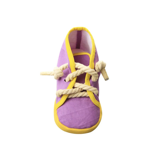 Shoe-Shaped Chew Toy – Bite-Resistant Squeaky Toy for Puppies & Cats