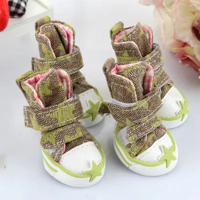 Breathable Dog Shoes – Spring & Summer Anti-Slip Boots for Small Dogs
