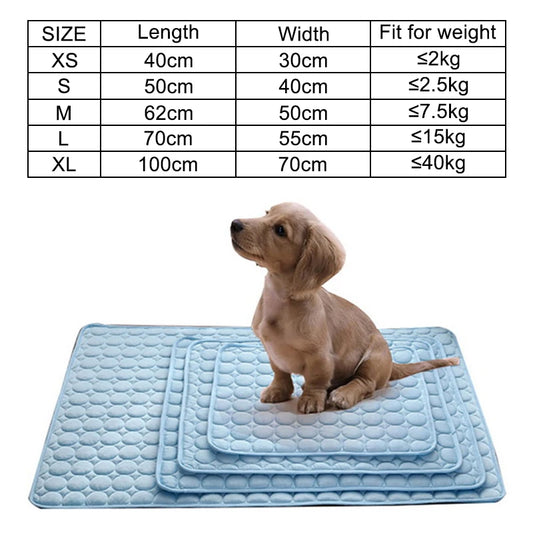Dog Cooling Summer Mat – Washable Breathable Pad for Dogs & Cats