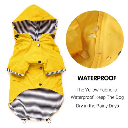 Waterproof Dog Coat & Sport Hoodie – Raincoat for All Sizes