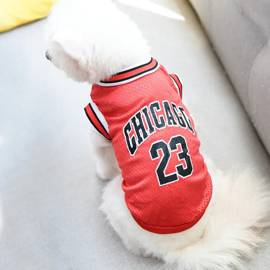 Mesh Breathable Dog Jersey – Sporty Summer T-Shirts for Large Dogs
