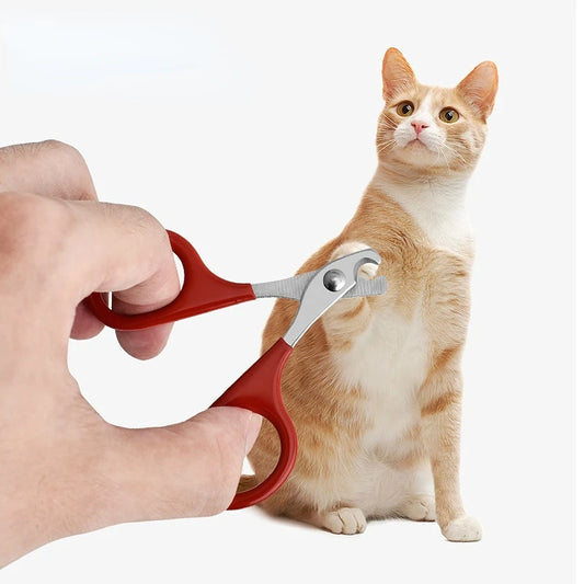 Professional Pet Nail Scissors – Claw Trimmer for Cats & Small Dogs