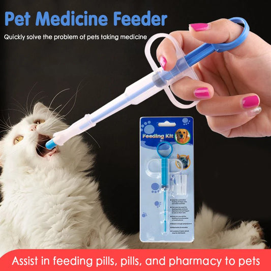 Pet Pill Dispenser Syringe – Easy Medicine Feeder for Dogs & Cats