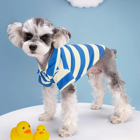 Summer Pet Polo Shirt – Casual Dog & Cat T-Shirt for All Sizes