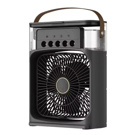 3-in-1 Mini Air Cooler – Fan, Humidifier & Night Light