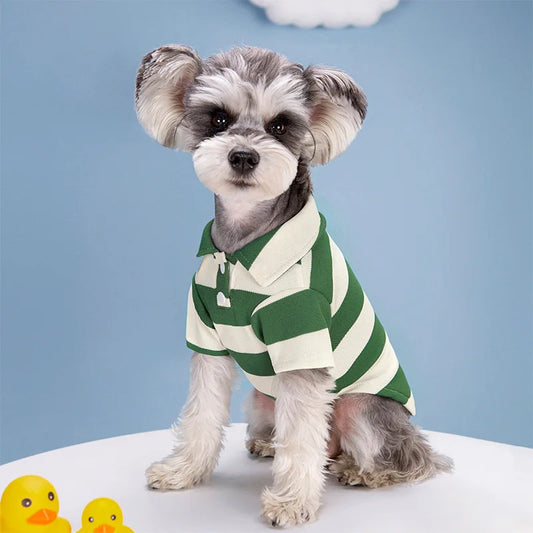 Summer Pet Polo Shirt – Casual Dog & Cat T-Shirt for All Sizes