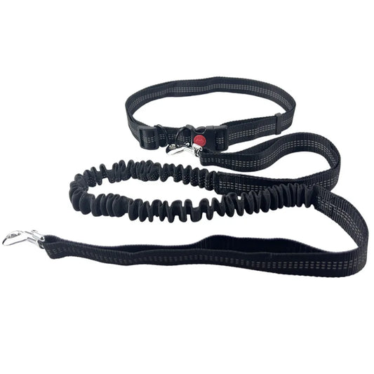 Hands-Free Dog Leash – Adjustable Waist Belt & Chest Strap