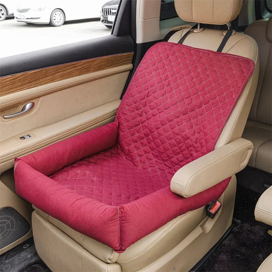 TravelNest Car Seat Bed – Waterproof Pet Mat for Small & Medium Dogs