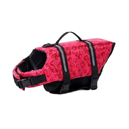 Summer Dog Life Jacket – Reflective Adjustable Swimwear for Large Dogs