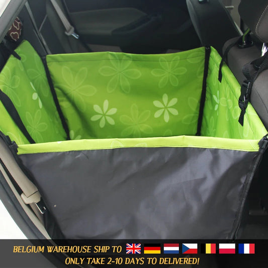 CAWAYI KENNEL Pet Car Seat Cover – Hammock-Style Carrier Mat for Dogs & Cats