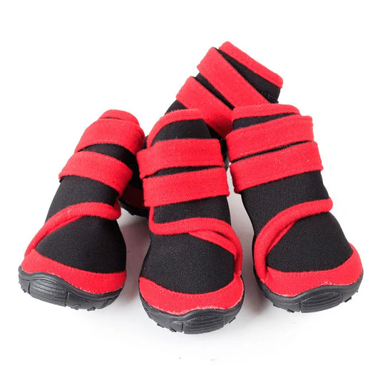 Outdoor Waterproof Dog Boots – Anti-Slip Rain Shoes for Medium & Large Dogs