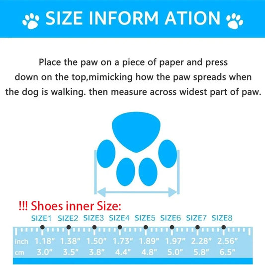Waterproof Dog Shoes – 4pcs Summer Sandals with Anti-Slip EVA Soles