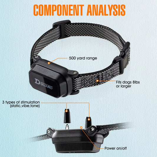 800m Digital Dog Training Collar – Waterproof Rechargeable with LCD Remote