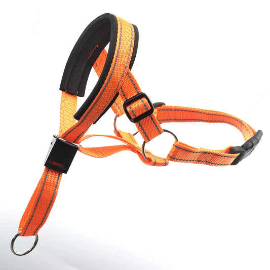 Breathable Anti-Bark Dog Muzzle – Nylon Training Collar with Reflective Strips