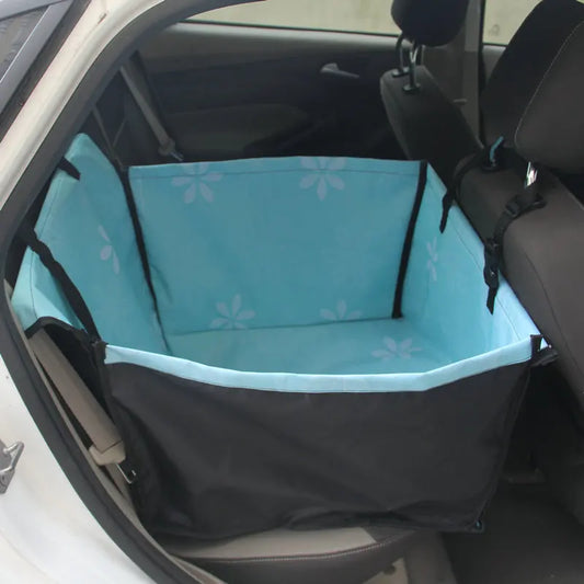 CAWAYI KENNEL Pet Car Seat Cover – Hammock-Style Carrier Mat for Dogs & Cats