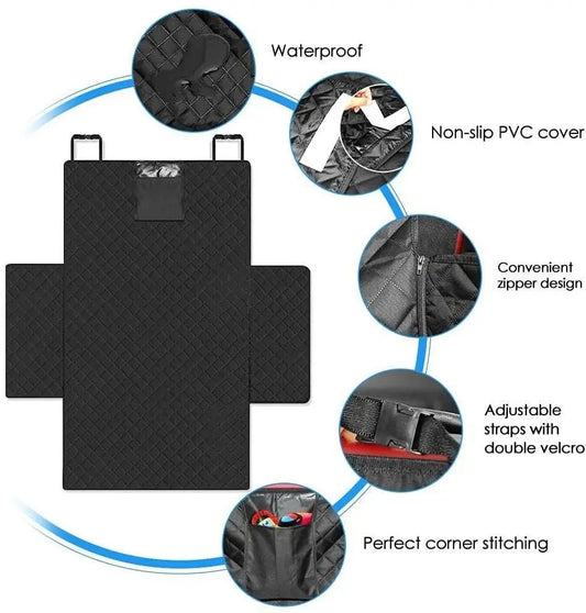 Wear-Resistant Dog Car Seat Cover – Waterproof SUV Liner Protector