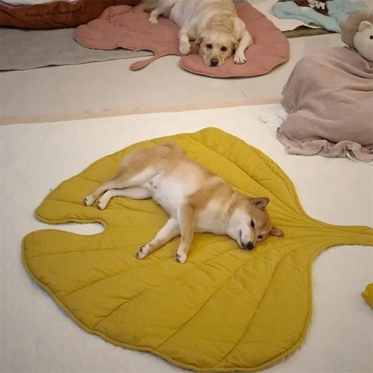 Dog Cooling Leaf Mat Breathable Summer Pad