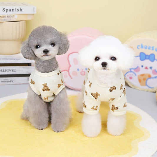 Pet Dog Jumpsuit – Bear Vest for Spring & Summer