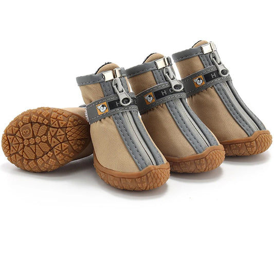 Waterproof Dog Shoes Set – 4Pcs Anti-Slip Paw Protection Boots