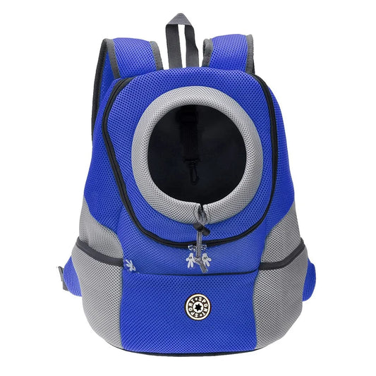 BreezyCarry Double Shoulder Pet Backpack – Portable Outdoor Dog Carrier