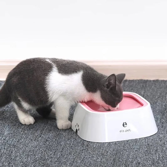 Anti-Spill Pet Water Bowl – Automatic Floating Slow Water Bowl for Dogs & Cats