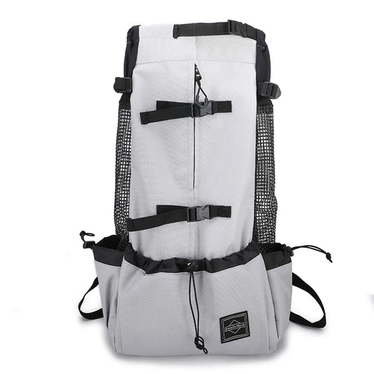 Strong Nylon Dog Carrier Backpack – Breathable Travel Pack for Small & Medium Dogs