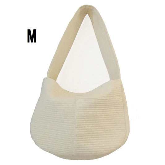 Handmade Canvas Pet Sling Bag – Breathable Travel Tote for Cats & Small Dogs