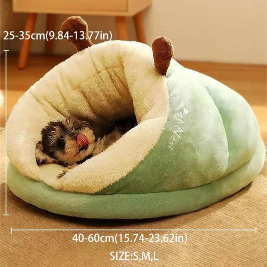 CozySlipper Pet House – Warm Slipper-Shaped Bed for Small Dogs & Cats