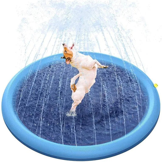 AquaPlay 170cm Inflatable Splash Pad – Summer Cooling Pool for Pets & Kids