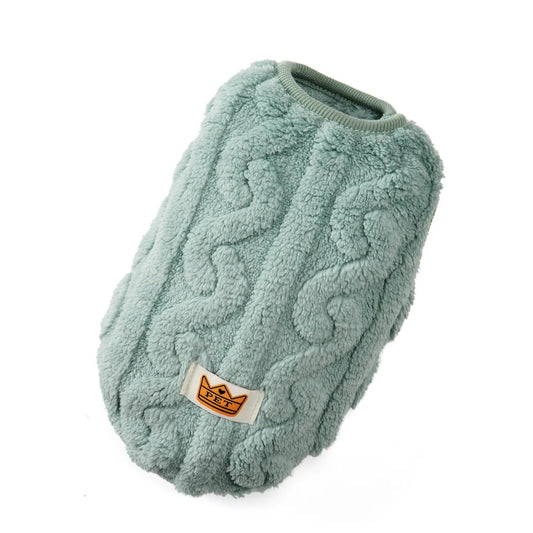 Soft Fleece Dog Sweater – Warm Autumn/Winter Vest for Small Dogs & Cats
