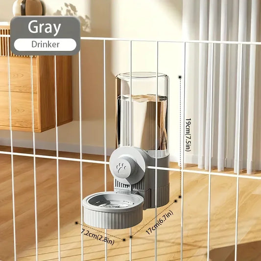 Tepy Hanging Automatic Pet Feeder & Water Dispenser – Gravity-Feed Set for Cages
