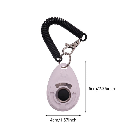 Pet Clicker – Durable Dog Training Tool with Key Ring