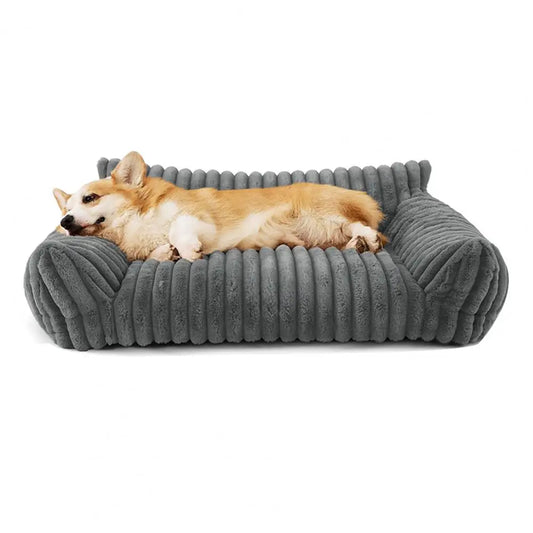 Orthopedic Pet Sofa Bed – Soft Memory Foam for Dogs & Cats