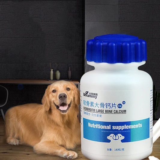 Dog Bone & Joint Supplement – 180 Tablets with Chondroitin & Calcium