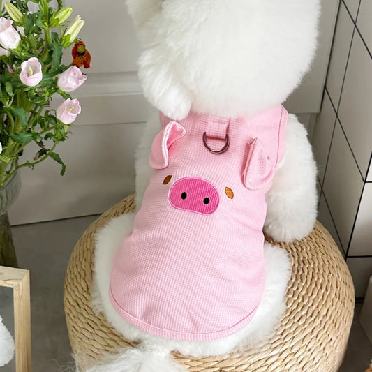 Summer Thin Dog Vest – Breathable & Cute Clothes for Small Pets