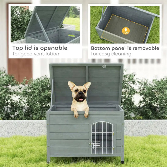 Durable Dog Crate & Cage – Foldable Portable Pet Kennel