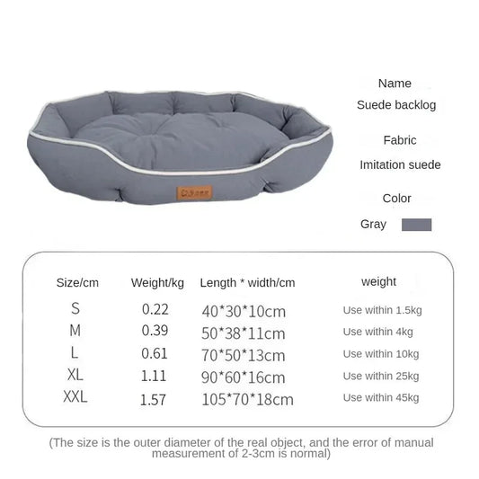PlushPaw Dog Sofa Bed – Fluffy Cushion for Small & Large Pets