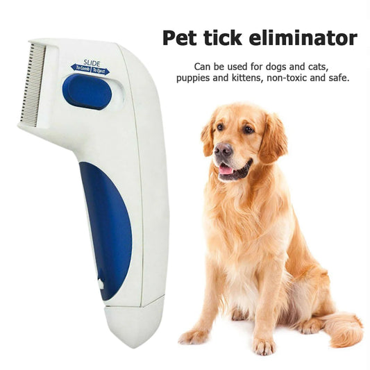 Electric Lice & Flea Comb – Pet Terminator Brush for Dogs & Cats