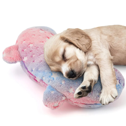 Half Moon Pet Pillow – Plush Sleeping Mat for Small Dogs & Cats