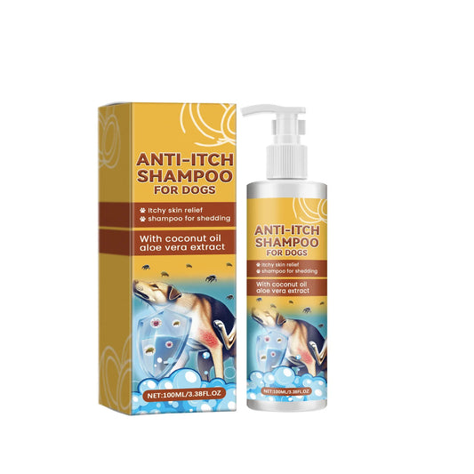 Itch Relief Dog Shampoo – 100ml Nourishing Formula for Allergic Skin
