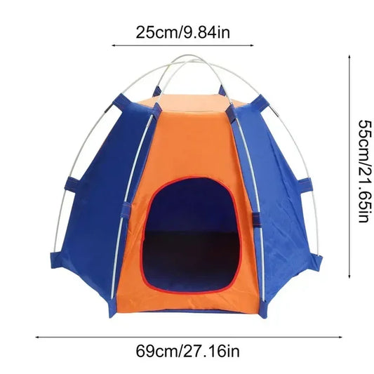 Pet Camping Tent – Waterproof Foldable Dog & Cat Kennel