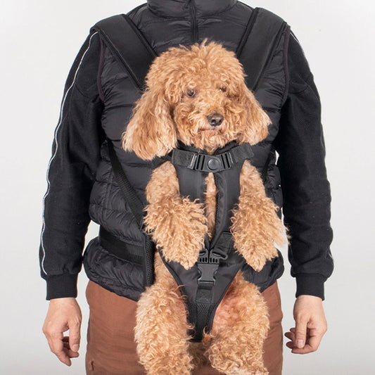 PawTrek Front Dog Carrier – Adjustable Pet Backpack for Hiking & Cycling