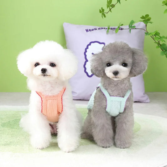 Summer Thin Strap Pet Clothing – Soft Breathable Outfit for Small Dogs & Cats