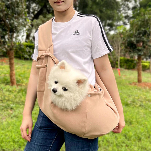 Outdoor Pet Carrier Shoulder Bag – Travel Bag for Small Dogs & Cats