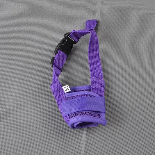 Adjustable Mesh Dog Muzzle – Anti-Bark & Anti-Chew for Small Dogs