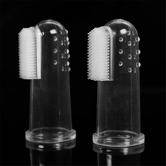 Super Soft Pet Finger Toothbrush – Tartar & Bad Breath Remover