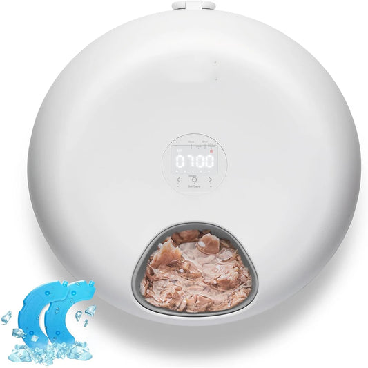 Rechargeable Automatic Wet Food Feeder – Smart Timed Dispenser for Cats & Dogs