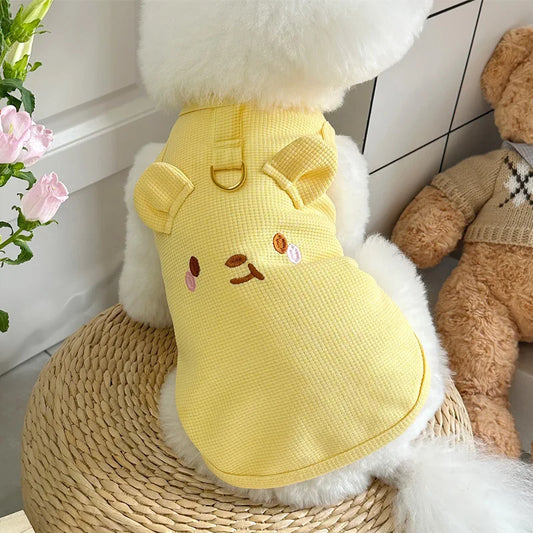 Summer Thin Dog Vest – Breathable & Cute Clothes for Small Pets